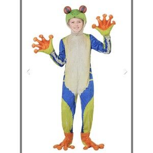 Child's Realistic Tree Frog Costume - Kids Small Halloween Costume Dress up